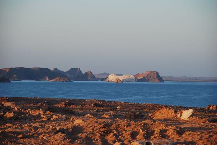 Morgenstimmung am Nasser-Stausee bei Abu Simbel