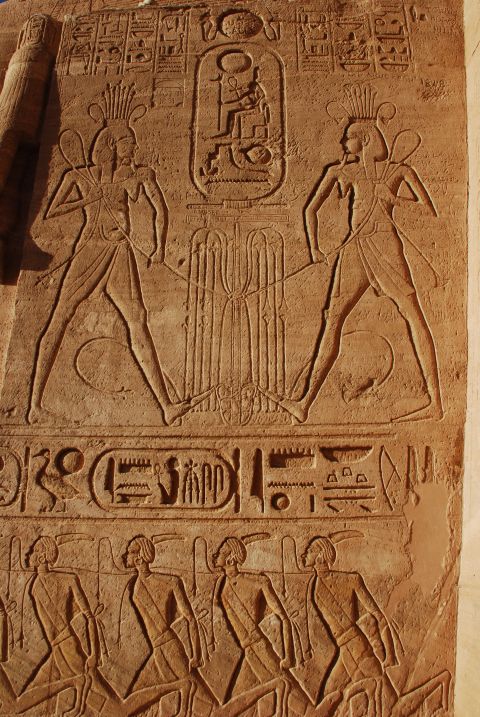 Relief am Ramses-Tempel
