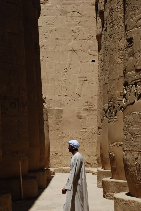 Im Tempel von Karnak