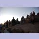 Pilger und andere Touristen erwarten den Sonnenaufgang auf dem Mosesberg (Mount Sinai)
