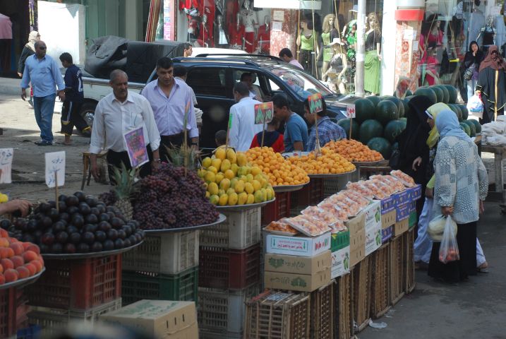 Strassenmarkt in Alexandria