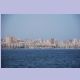 Blick quer über den Osthafen von Alexandria auf den Stadtteil Ras-at-Tin