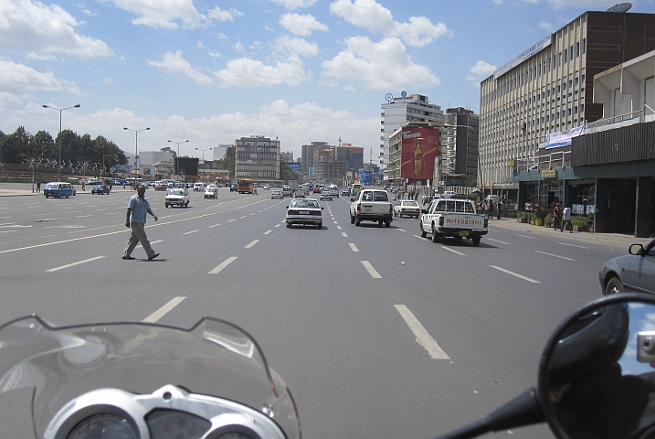 Der Meskel Square in Addis Ababa