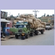 Mit Baumwolle beladener alter Fiat-Lastwagen in Aykel an der Strasse nach Metema an der sudanesischen Grenze