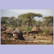 Dorf im südlichen Äthiopien in der Nähe von Mande zwischen Konso und Arba Minch