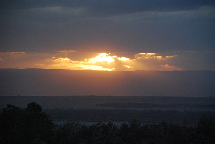 Abendstimmung am Lake Elmentaita südlich von Nakuru