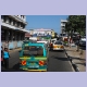 Minibus-Taxis im Zentrum von Mombasa