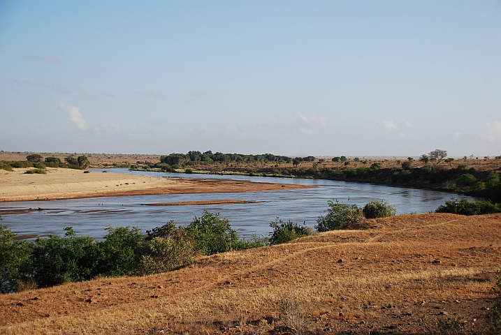 Der Galana Fluss im Tsavo-East Nationalpark