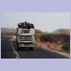 Personentransport auf Lastwagen im Norden von Kenia, hier zwischen Archer’s Post und Laisamis