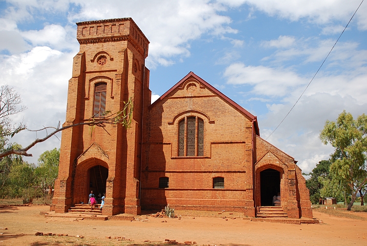 Die Missionskirche von Ekwendeni in der Nähe von Mzuzu