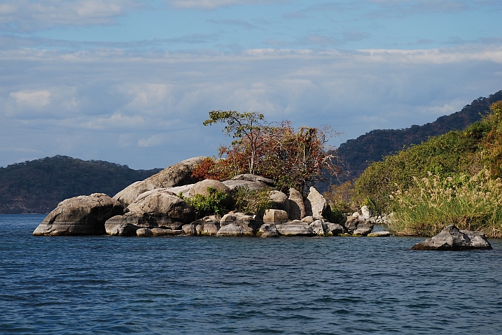 Bei der Cape Maclear vorgelagerten Insel West-Thumbi