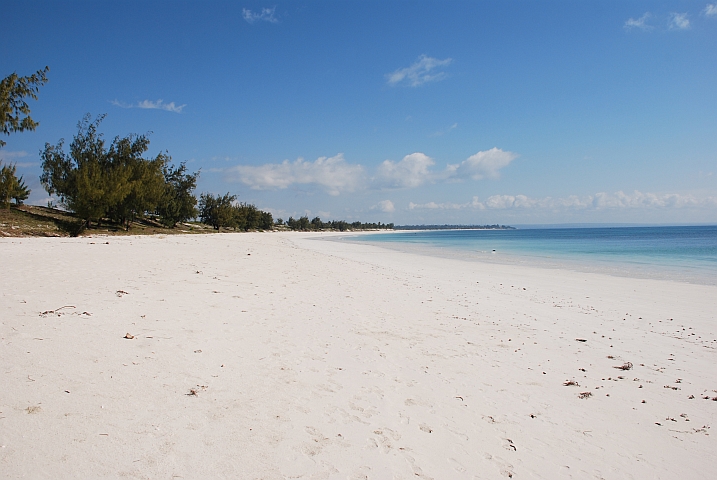 Traumstrand in Cabaceira Pequena wenig nördlich von Ilha de Moçambique