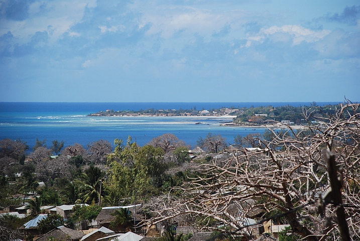 Ein Blick zurück nach Wimbe Beach