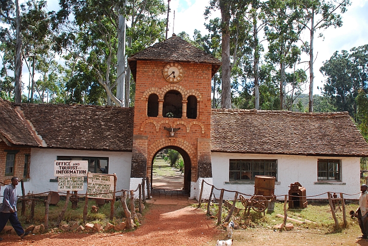 Der Zugang zum Herrschaftshaus in Shiwa Ngandu