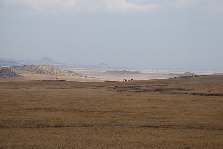 Landschaft beim Lake Natron