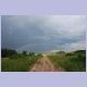 Gewitterstimmung mit Regenbogen über den Kasenyi Plains im Queen Elizabeth Nationalpark