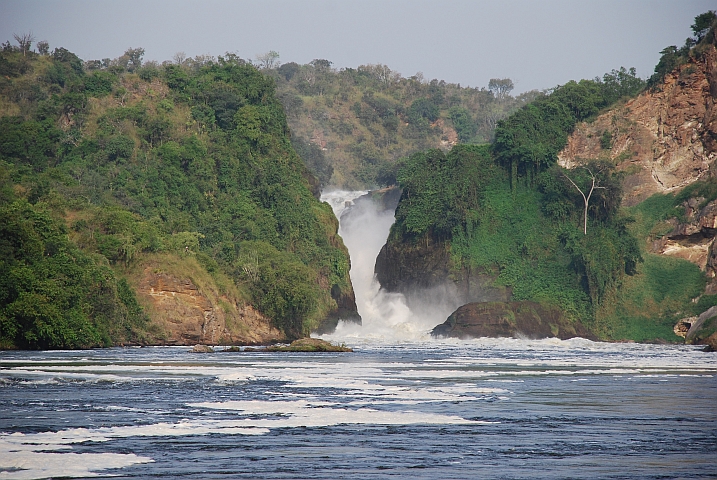 Murchison Falls von unterhalb der Fälle