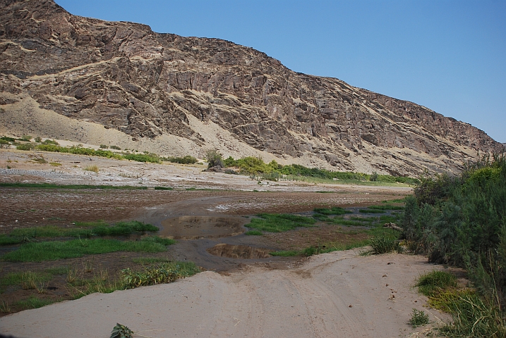 Im Hoanib Flussbett westlich von Sesfontein