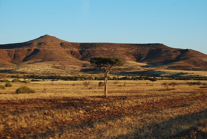 Abendfarben im Damaraland bei Palmwag