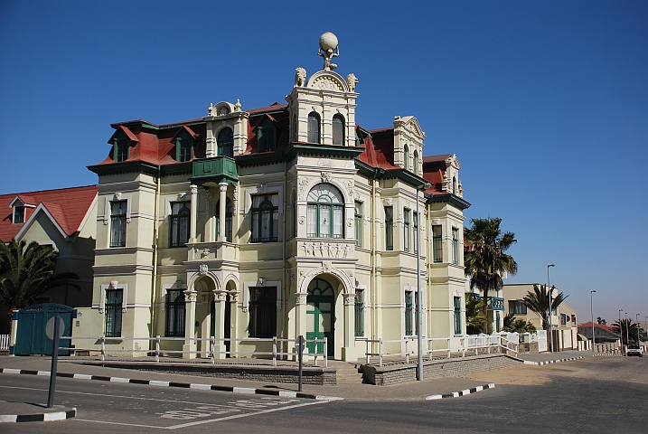 Das Hohenzollerngebäude in Swakopmund