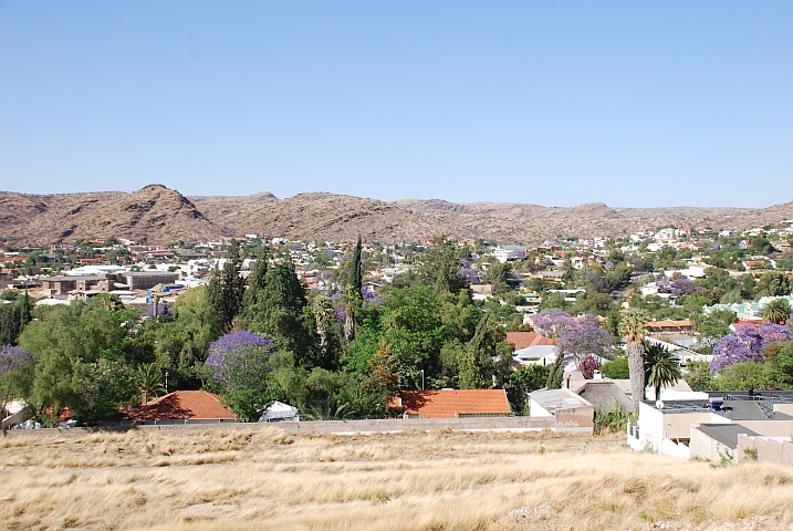 Blick über den Stadtteil Klein Windhoek