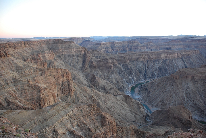 Blick in den Fish River Canyon vom Rockies Point aus