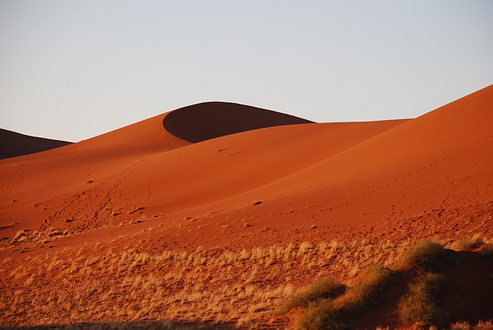 Dünen beim Sossusvlei in der Morgensonne