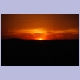 Und noch ein feuriger Sonnenuntergang, diesmal östlich von Windhoek