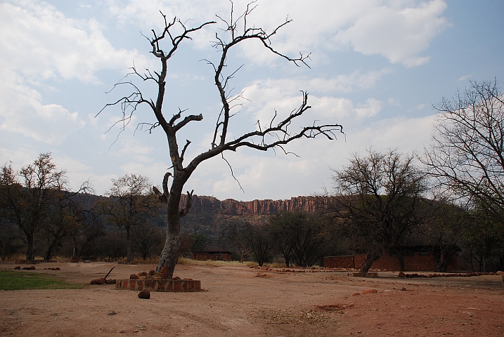 Der Waterberg thront über dem Camp