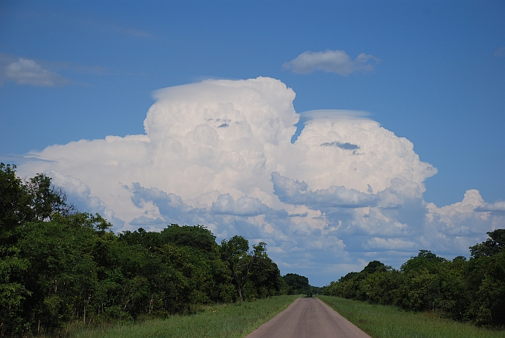 Die Wolken zeigen es: Auch hier ist Regenzeit