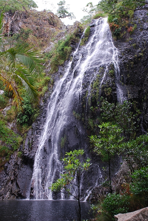 Wasserfall bei Chimanimani nahe an der Grenze zu Mosambik