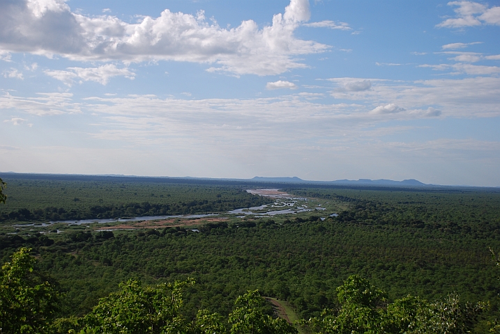 Tolle Aussicht über den Runde Fluss