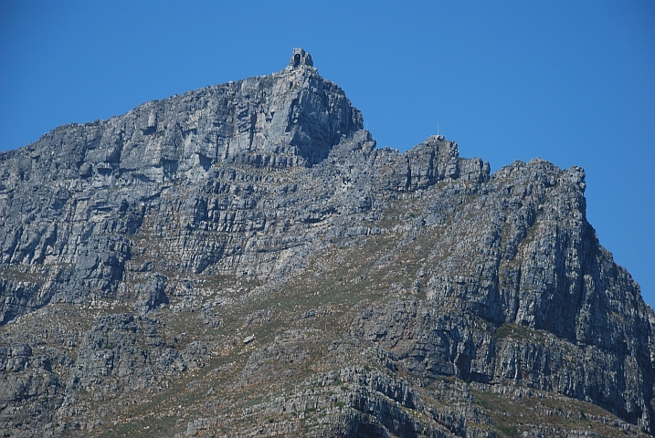 Bergstation der Luftseilbahn auf denTafelberg