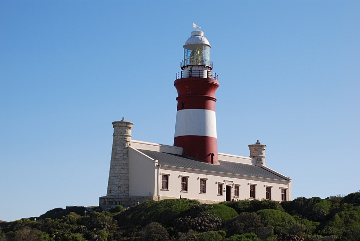 Der südlichste Leuchtturm von Afrika am Kap Agulhas