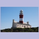 Der südlichste Leuchtturm von Afrika am Kap Agulhas