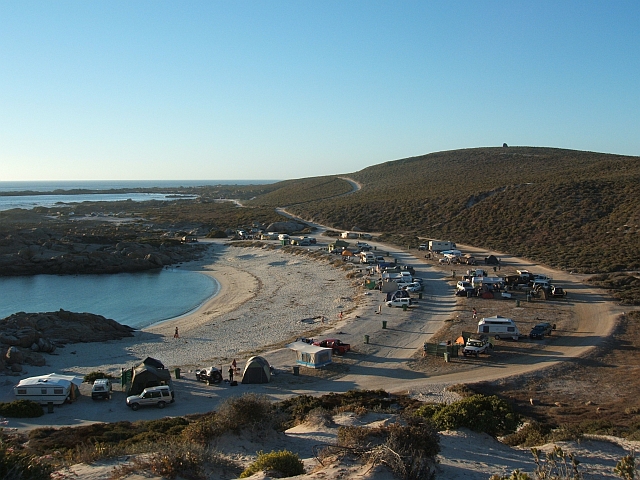 Die hübsche Tietiesbaai am Cape Columbine