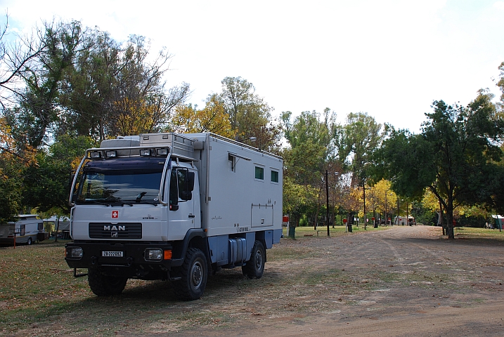 Unser Platz in Frankfort, Südafrika