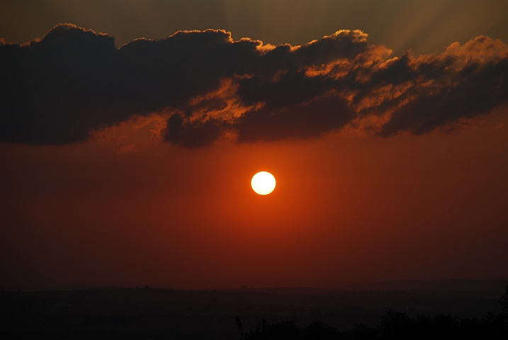 Auch in Johannesburg gibt es schöne Sonnenuntergänge