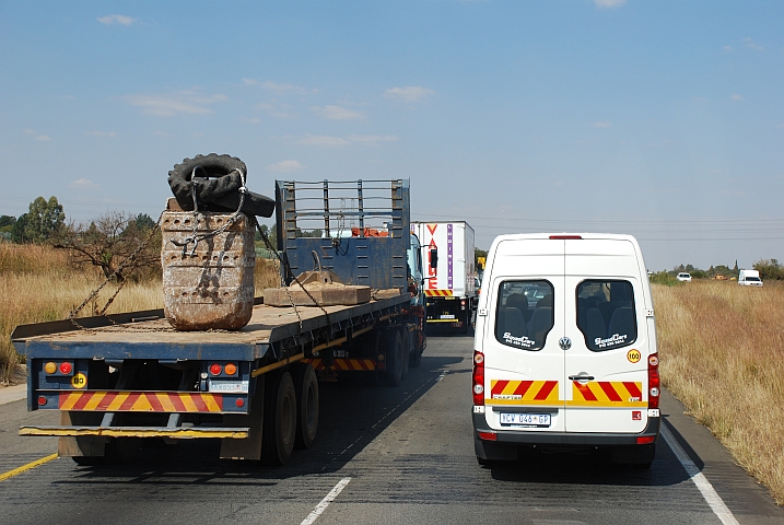 Auf der N14 nach Sandton