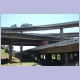 Vierstöckiges Autobahnkreuz bei Durban