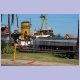 Zug und Schiff im Hafen von Durban