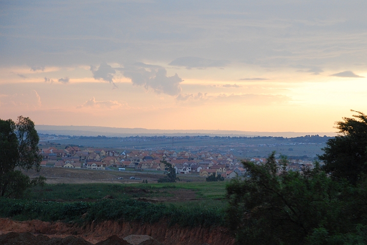 Neue Wohnsiedlung am Südrand von Pretoria