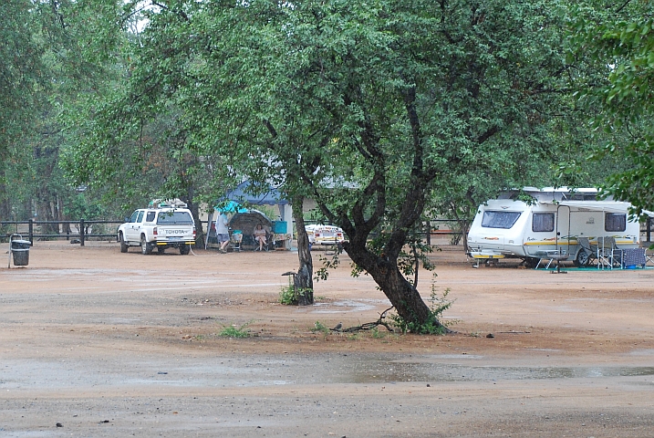 Es gibt schöneres als Camping im Regen