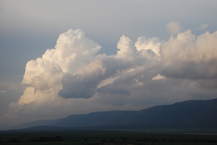 Wolken über den Lebombobergen im Süden Swasilands