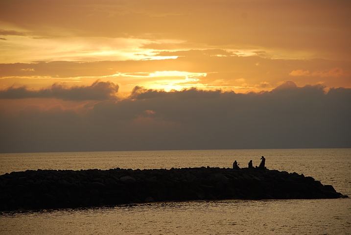 Sonnenuntergang in Lobito