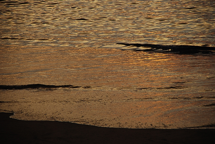 Abendstimmung am Strand in Lobito