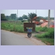 In Benin laufen erste Erfolg versprechende Versuche mit GPS-gesteuerten Motorrädern...
