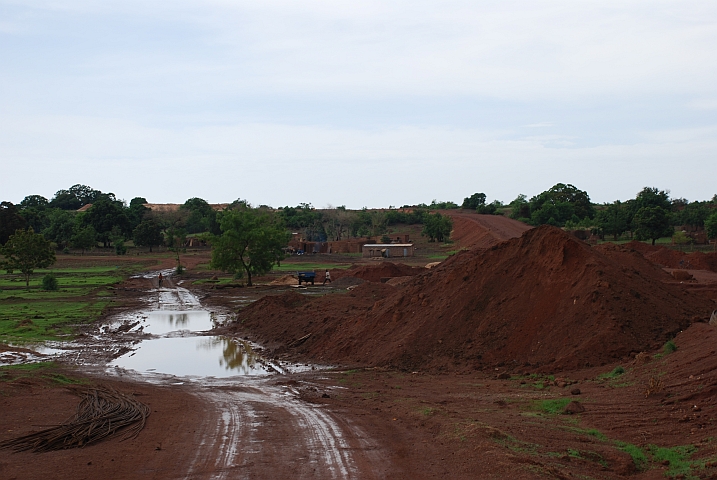 Piste und Behelfspiste bei Bamako, Bukina Faso