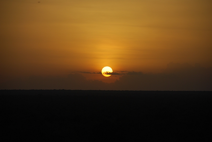 Sonnenuntergang über dem Mole Nationalpark