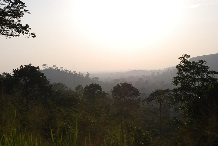 Zwischen Mampong und Kumasi